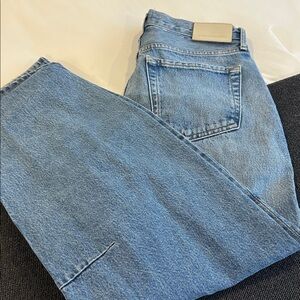 New Citizens of Humanity Miro Relaxed Wide Leg Barrel Jeans in Pacifica Blue 26